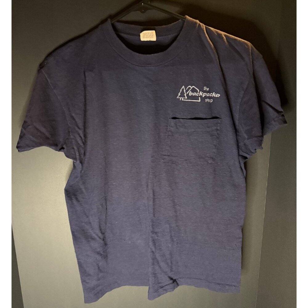 Vintage Spruce Sportswear The Backpacker Shop Mens L (42-44) T-Shirt Tee
